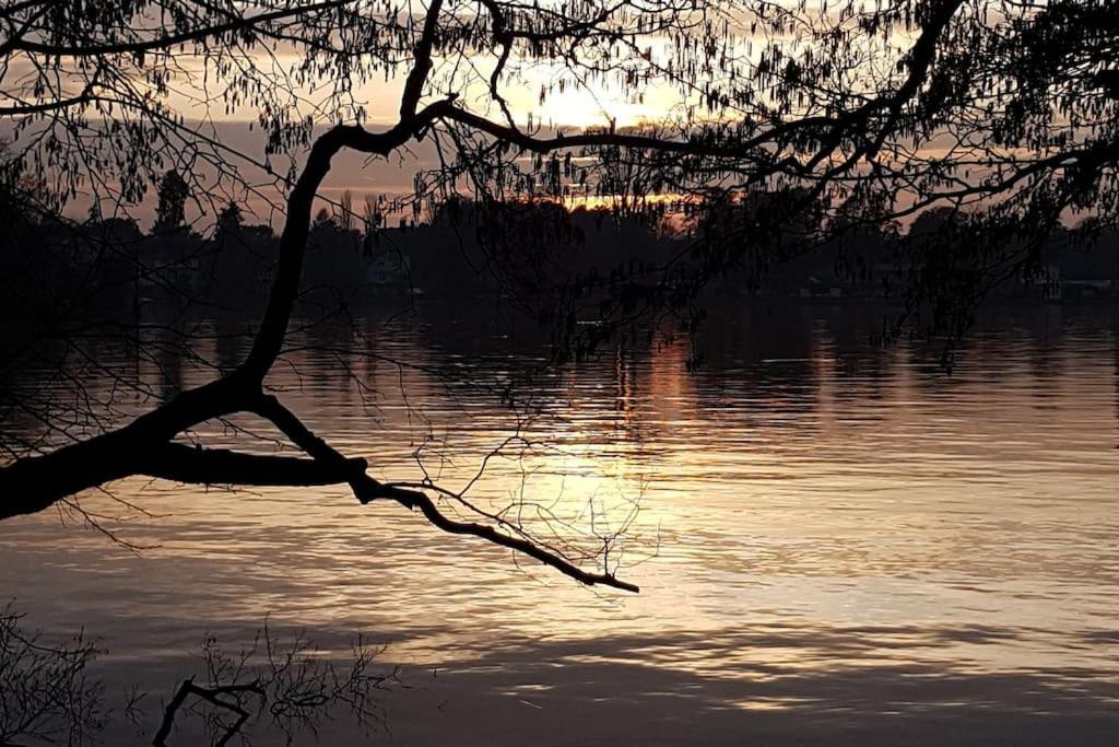 Dachwohnung Mit Wasserblick Und Eigenem Bootssteg Berlin Eksteriør bilde