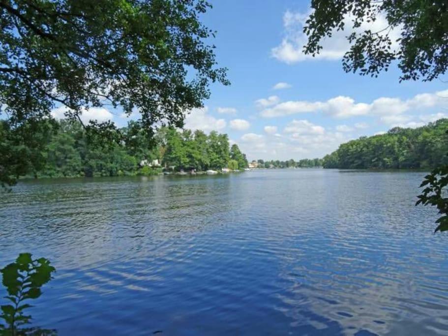 Dachwohnung Mit Wasserblick Und Eigenem Bootssteg Berlin Eksteriør bilde
