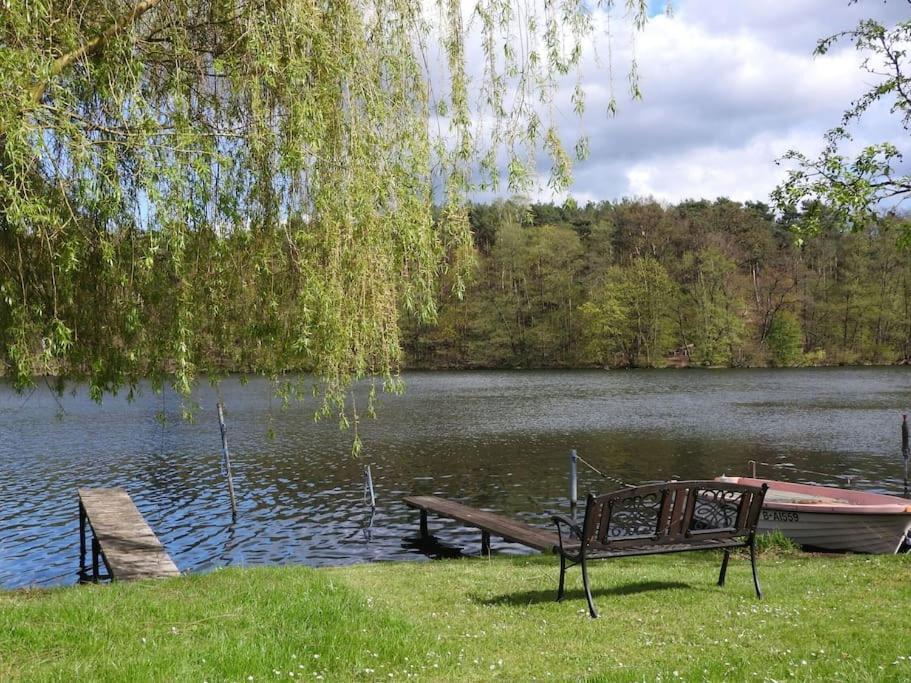 Dachwohnung Mit Wasserblick Und Eigenem Bootssteg Berlin Eksteriør bilde