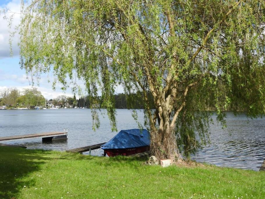 Dachwohnung Mit Wasserblick Und Eigenem Bootssteg Berlin Eksteriør bilde